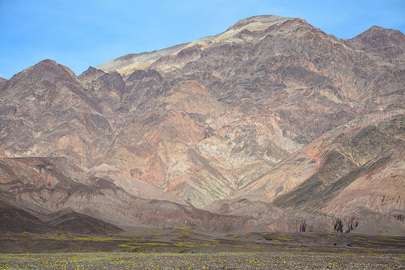 The Black Mountains at Natural Bridge Canyon, Death Valley National Park