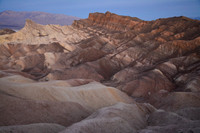 Looking northwest before sunrise from Zabriskie Point, Death Valley National Park