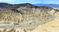 Looking down Gower Gulch from Zabriskie Point, Death Valley National Park