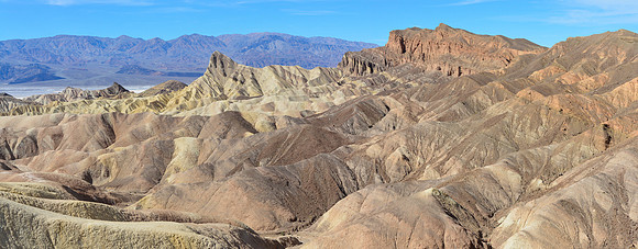 Looking northwest from Zabriskie Point, Death Valley National Park