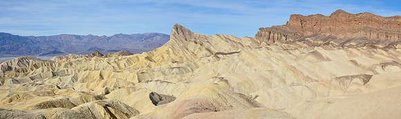 Manly Beacon from the Badlands Loop near Zabriskie Point, Death Valley National Park