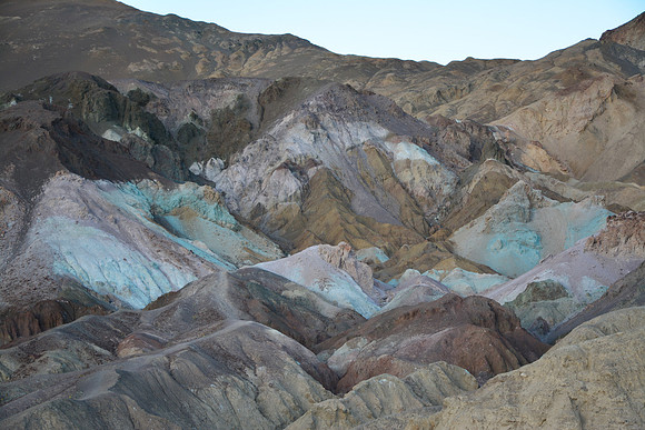 Artist's Palette just after sunset, Death Valley National Park