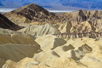 Looking west from the high point of the Golden Canyon/Gower Gulch Loop, Death Valley National Park