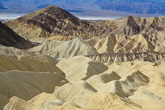 Looking west from the high point of the Golden Canyon/Gower Gulch Loop, Death Valley National Park