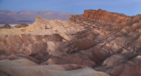 Looking northwest before sunrise from Zabriskie Point, Death Valley National Park