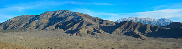 The Panamint Range from the Emigrant Canyon Road, with Telescope Peak at the far right, Death Valley National Park