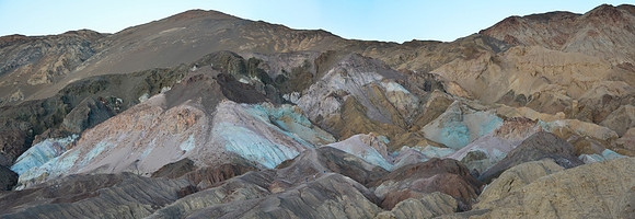 Artist's Palette just after sunset, Death Valley National Park