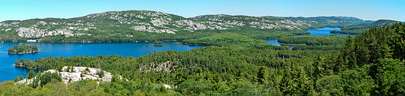 O.S.A. Lake and Killarney Lake from the south