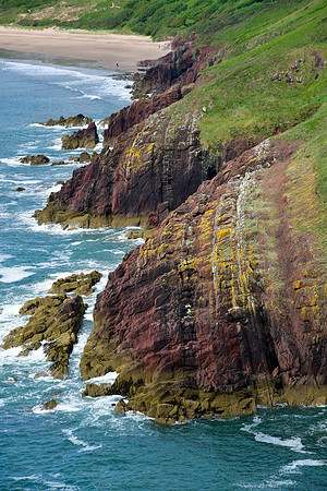 The cliffs east of Freshwater East