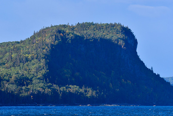 The cliffs on the south side of Baie du Ha! Ha!, Parc du Bic