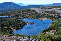 Lac à René from Mont Dos de Baleine, Parc de la Gaspésie
