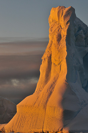 Iceberg at sunset near Booth Island