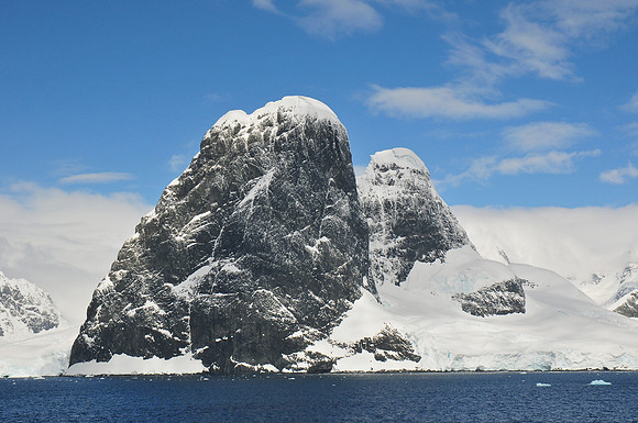 Cape Renard Tower at the entrance to the Lemaire Channel