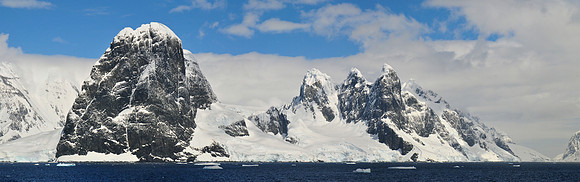 Cape Renard Tower and Humphries Heights at the entrance to the Lemaire Channel