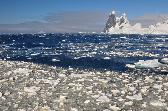 Cape Renard Tower at the entrance to the Lemaire Channel