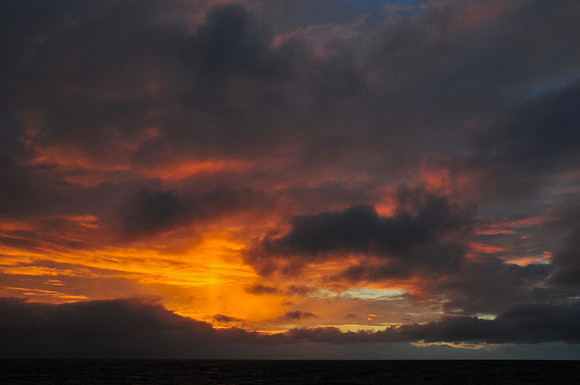 Sunset over the Drake Passage