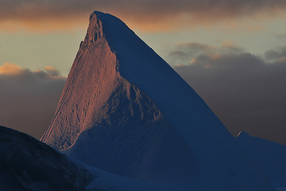 Iceberg at sunset near Booth Island