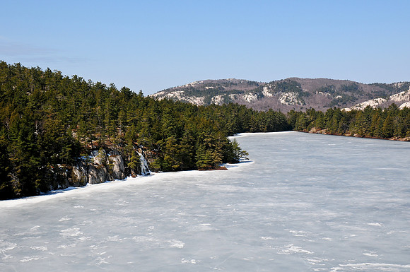 Little Superior Lake before spring breakup