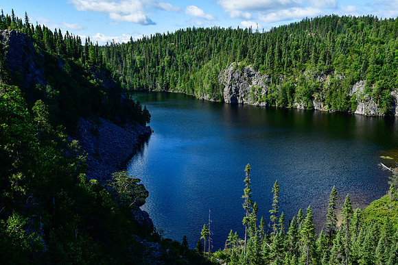 The north end of Lac la Haie, Parc d'Aiguebelle