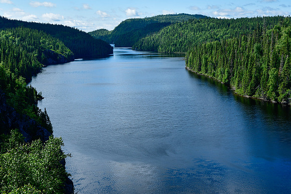 Looking south from the north end of Lac la Haie, Parc d'Aiguebelle