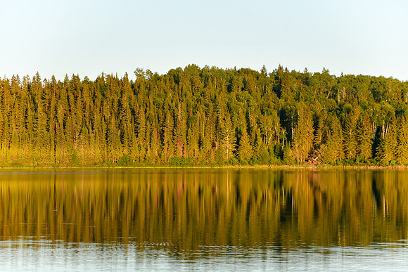 Lac Matissard at sunset, Parc d'Aiguebelle