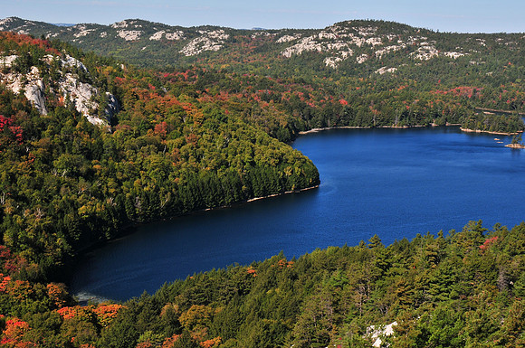 O.S.A. Lake's southwestern bay