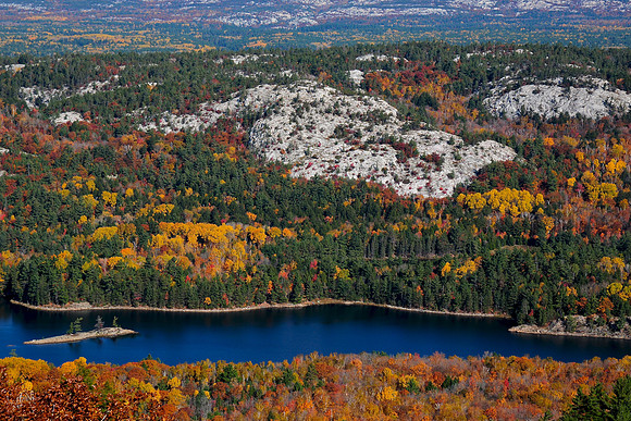 Muriel Lake and Blue Ridge, from Gulch Hill