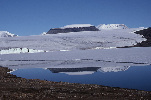 Ekblaw Lake and the Air Force Glacier, Quttinirpaaq National Park