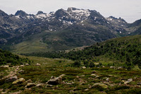 Looking down towards the Bocca d'Acqua Ciarnente