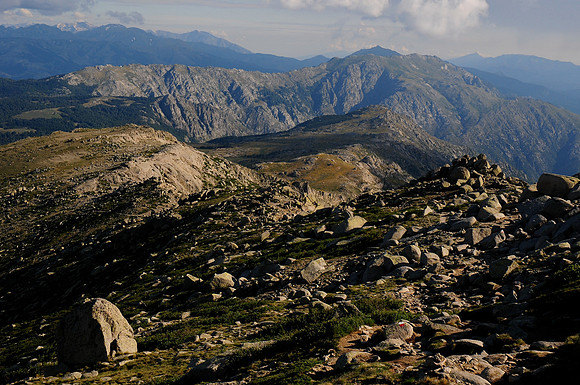 The ridge north of Monte Incudine