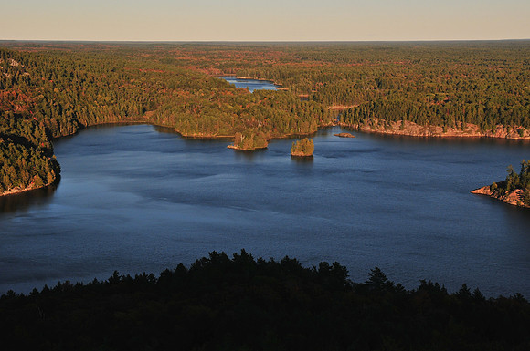The east end of George Lake
