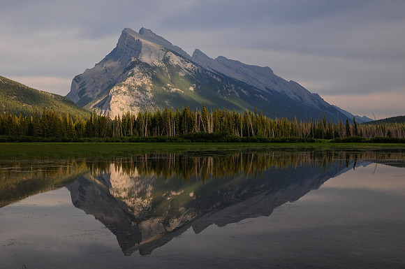 Mount Rundle from the Vermilion Lakes