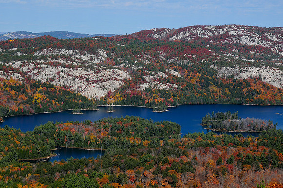 O.S.A. Lake and Blue Ridge, from Gulch Hill