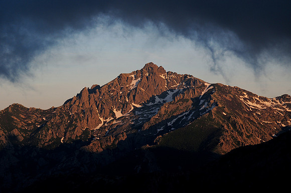 Monte d'Oro from the Bergeries de l'Onda