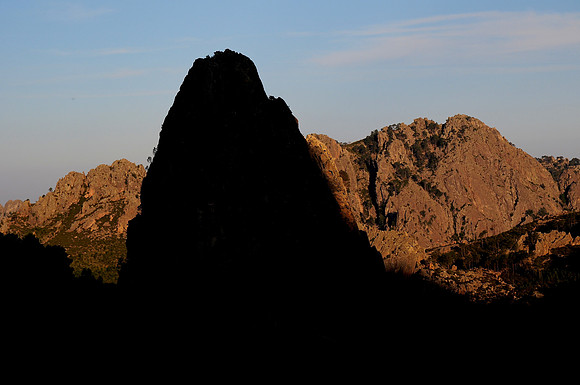 Punta d'Anima Damnata (Peak of the Damned Soul) from the Refuge de Paliri