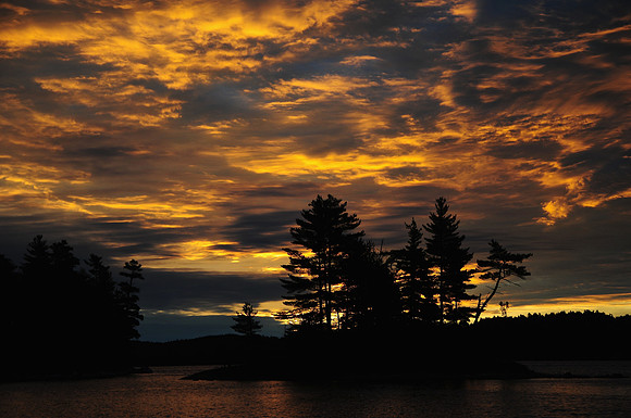 Sunrise on O.S.A. Lake