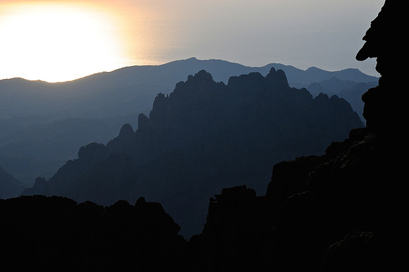 The Aiguilles de Bavella from the Variante Alpine