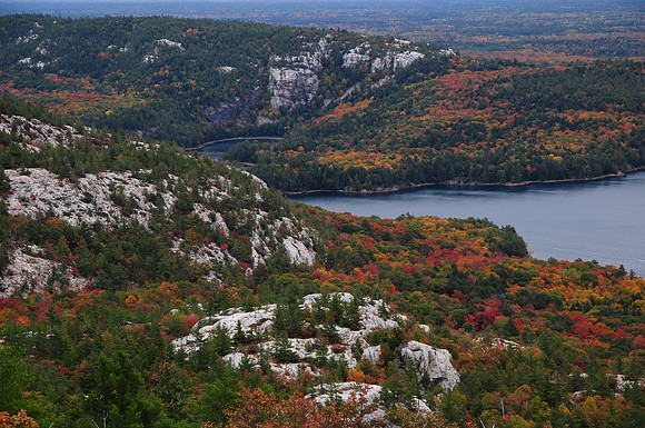 Looking toward Killarney Lake from north of O.S.A. Lake