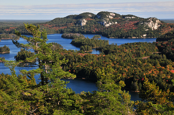 O.S.A. Lake from the northwest