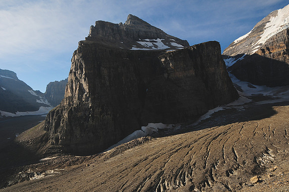 Mount Lefroy from the Plain of Six Glaciers