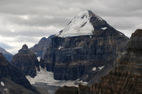 Mount Lefroy from the summit of Mount St. Piran
