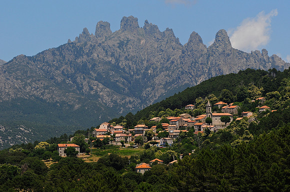 Zonza and the Aiguilles de Bavella