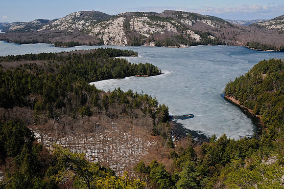 Killarney Lake shortly before spring breakup